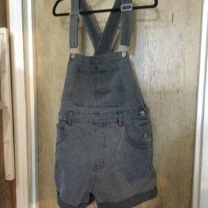 New without tags Wish List size large shortalls gray/black  excellent shape